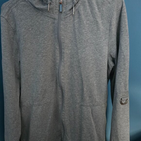 CALVIN KLEIN WOMENS ZIP UP HOODIE - Picture 1 of 3
